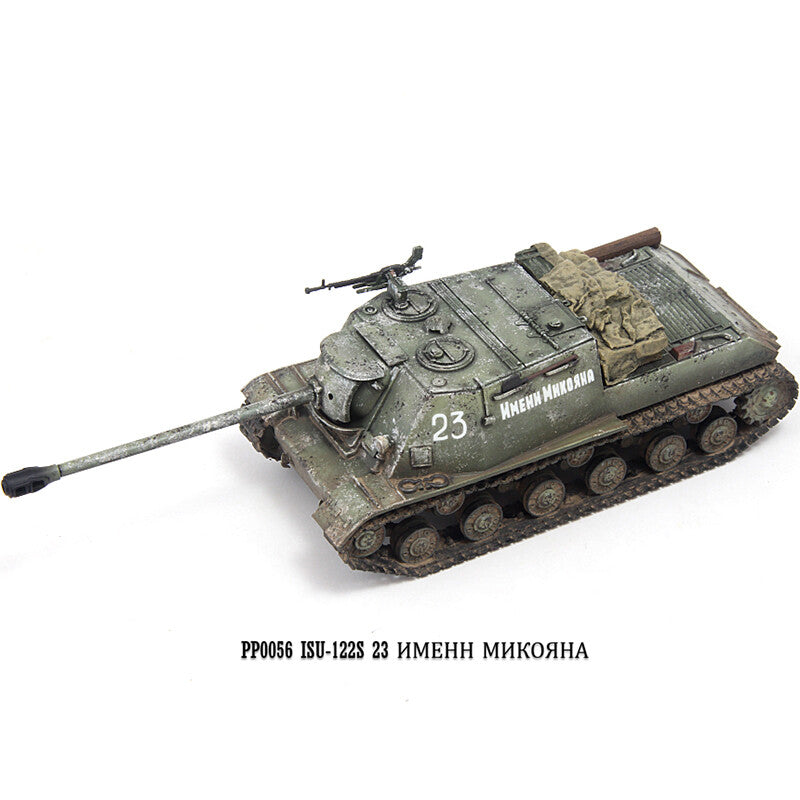 1/72 Su 122 tank destroyer Model ISU-122S 23