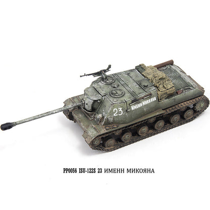 1/72 Su 122 tank destroyer Model ISU-122S 23