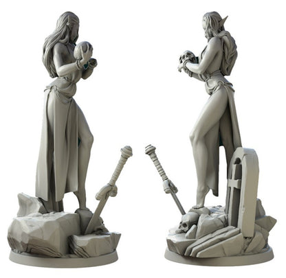 1/24 resin figures model Fantasy Mage Unassembled Unpainted