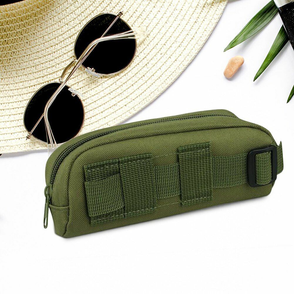 Outdoor Hunting Sunglasses Case Pouch Goggles Bag Nylon Waist Hanging 600D Nylon