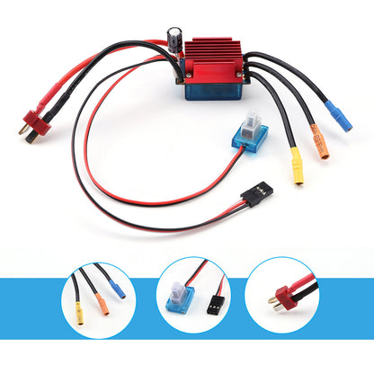 35A Brushless ESC Waterproof Speed Controller for 1/16 1/18 RC Car Truck Model