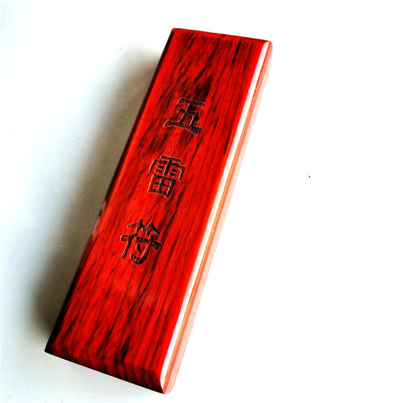 Taoist Seal Wulei Fu Taoist Redwood Seal Exorcism Amulet Feng Shui Supplies