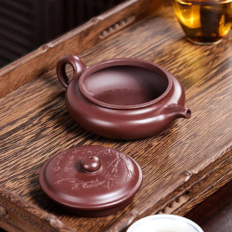 220ml Chinese Yixing Purple Clay Teapot Handmade Teapot Filter Teaware Zisha Tea