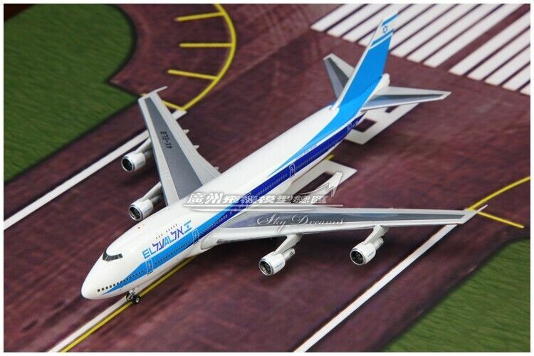 1:400 Phoenix El Al BOEING 747-200 Passenger Airplane Diecast Aircraft Model