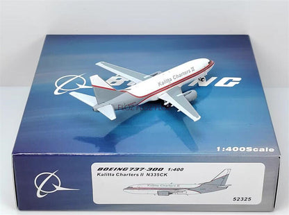 PandaModel for Kalitta Charters II for Boeing B737-300F N335CK 1:400 Pre-built