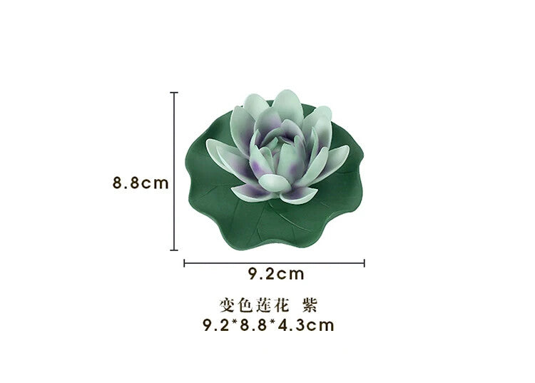 Ceramics Color Changing Tea Pet Lotus Flower Tea Ceremony Tearoom Accessories