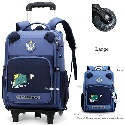 School Bag Wheels School Trolley Backpack Girls Wheeled Backpack School Bags