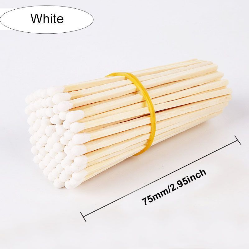 Matches 80Pcs Retro Aromatherapy Lengthen Thicker Match Lighting Tools Fire 75mm