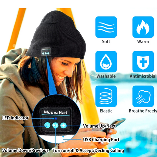 Audifonos inalambricos Bluetooth 5.0 Auriculares con Gorro Universal Telefonos