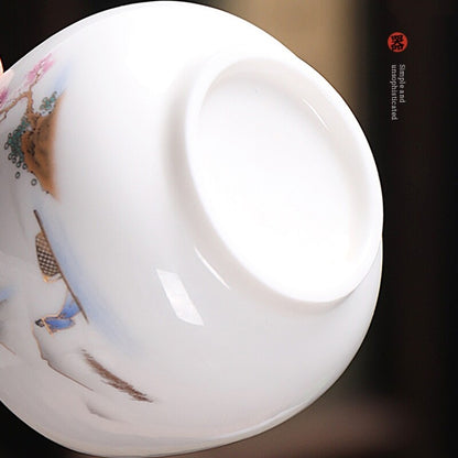 4pcs/lot 120ml Tea Cup Zen Style Chinese Mater Cups Full Handmade Puer Tea Cups