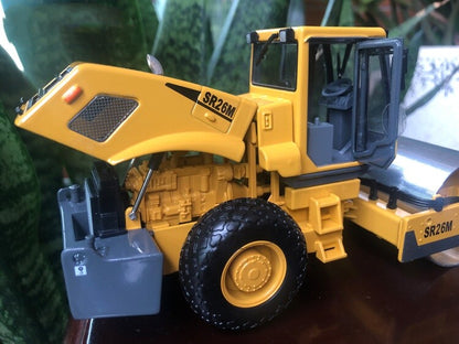 1:35 18CM SHANTUI SR26M Road Roller Construction Equipment Machine Diecast Model