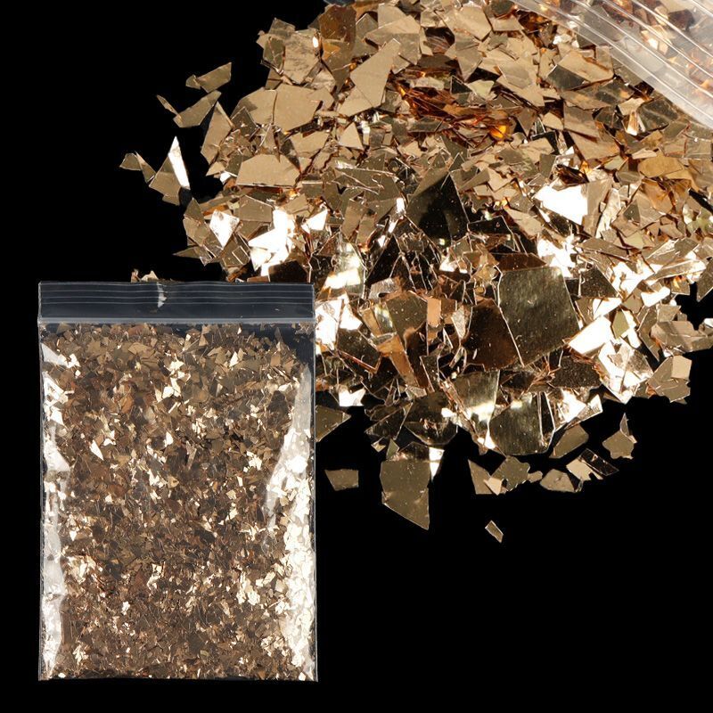 Nail Art Decor 10g Holographic Irregular Sequins Glitter Sparkly Colorful Flakes