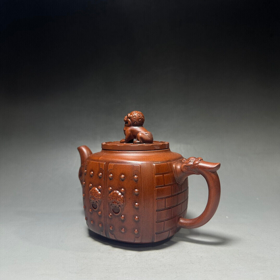 Chinese Yixing Zisha Clay Handmade Exquisite Teapot （大宅门 底款：大明八年）