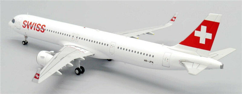 JC Wings Swiss for Airbus A321Neo HB-JPA 1:200 DIECAST plane Pre-builded Model