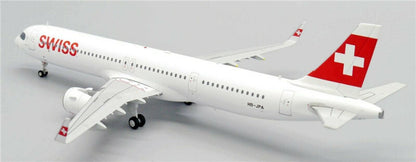 JC Wings Swiss for Airbus A321Neo HB-JPA 1:200 DIECAST plane Pre-builded Model