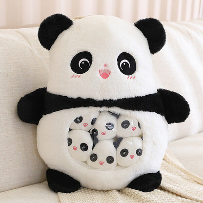 6pcs Plush Toy Inside Cute Cartoon Pillow Bag Animals Toy Cushion Kids Gifts