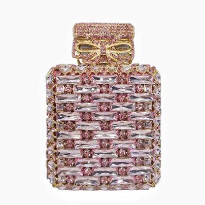 Women Perfume Bottle Evening Bags Bridal Purses Party Wedding Diamond Day