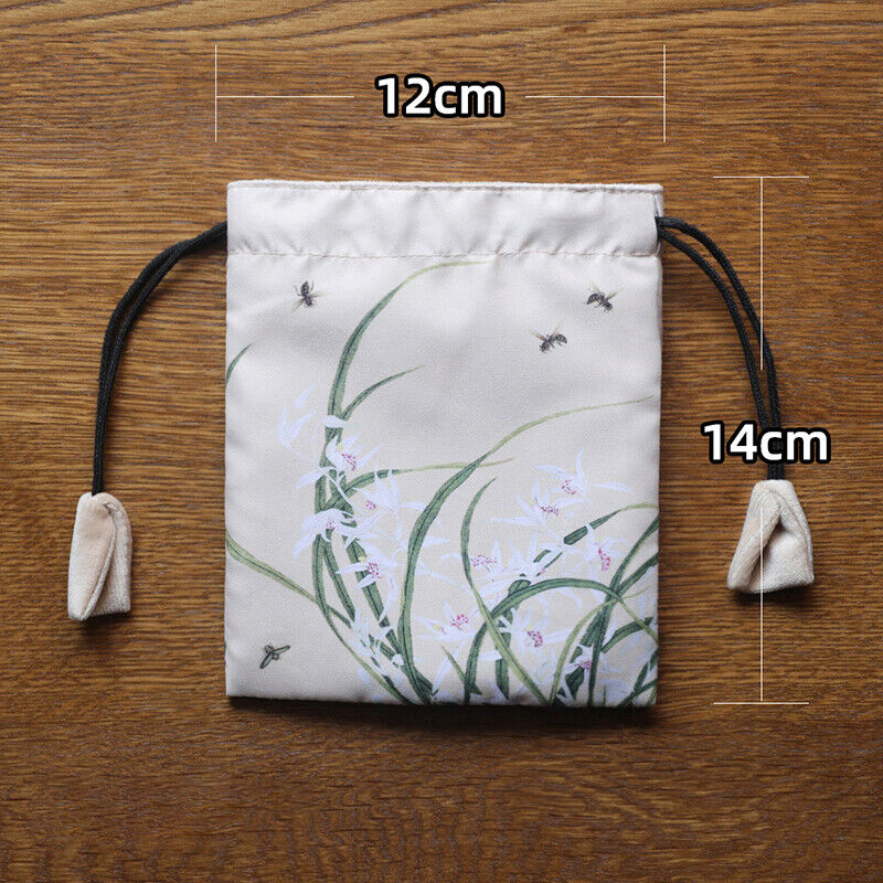 Chinese Velvet Jewelry Buddha Bag Organizer Storage Bag Jewelry Teacups Case NEW