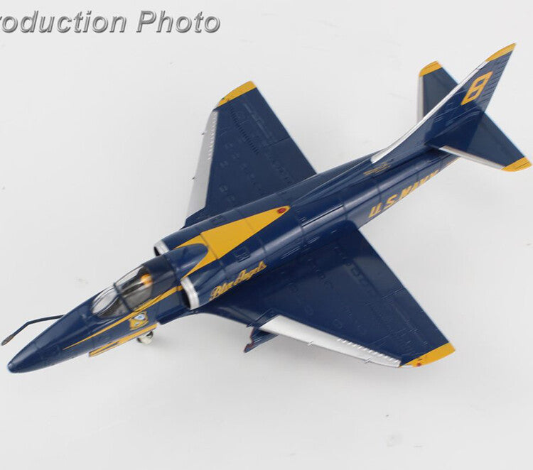 1:72 HM A-4E "Blue Angels" No. 8 airplane, US Navy 2008 Fighter Diecast Model