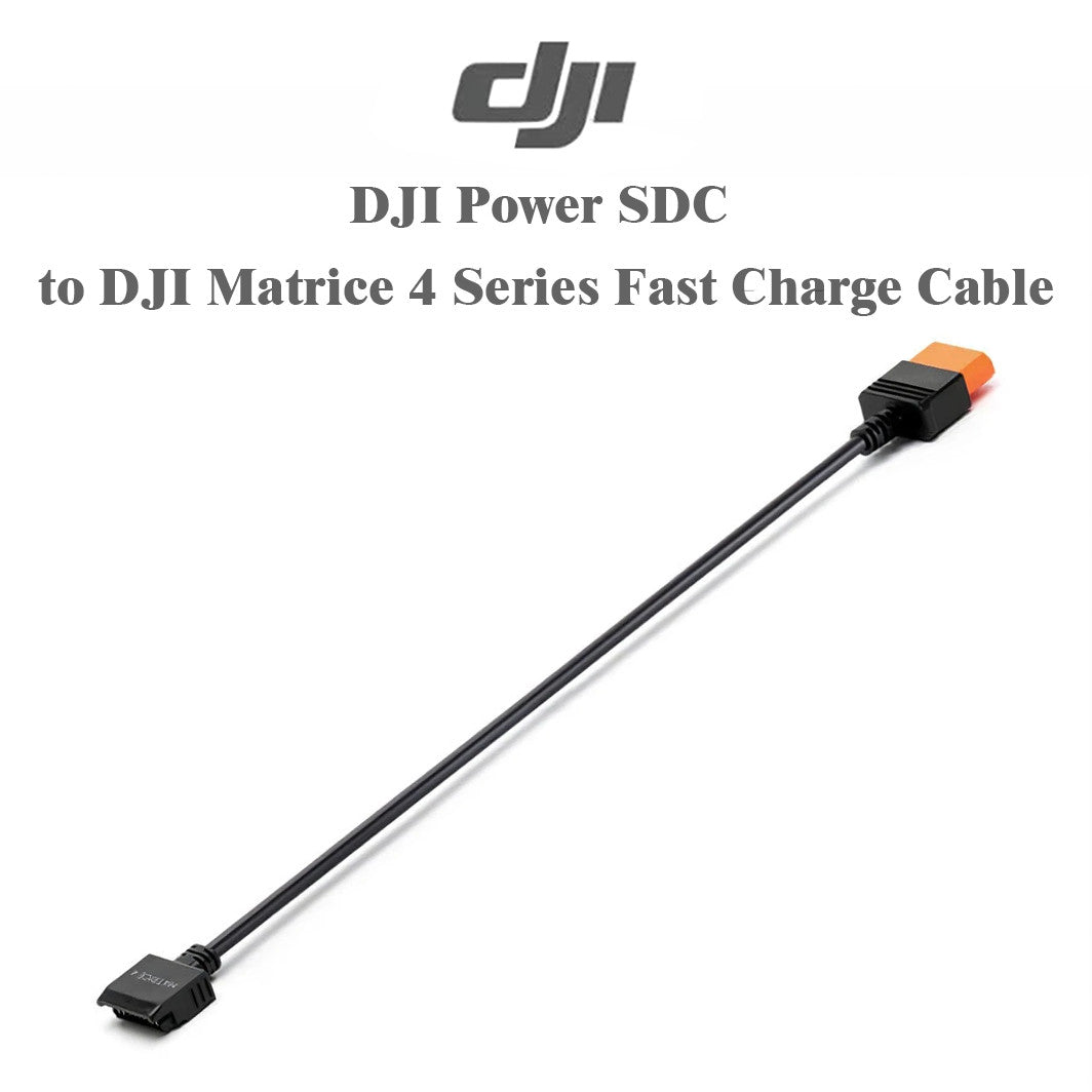 DJI Power SDC to Matrice 4 Fast Charge Cable – 200W, 48min 0-100%, for 4T/4E