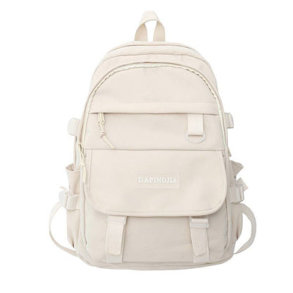 Female White Backpack Lady Backpack Book Girl Student Bag Women School Bags