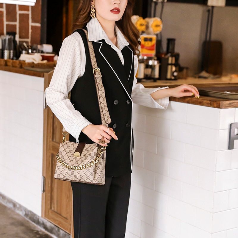 Clutch Shoulder Bag Crossbody Plaid Fashion Luxury Messenger Handbags 21*17*10CM