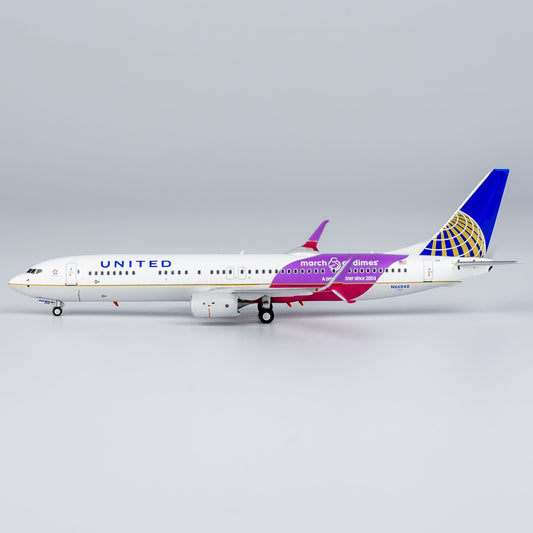 1:400 NG Model UNITED BOEING 737-900ER Passenger Airplane Diecast Aircraft Model