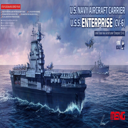 Meng Model PS-005 1/700 U.S.NAVY AIRCRAFT CARRIER U.S.S ENTERPRISE(CV-6)