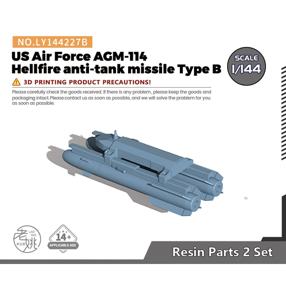 Yao's Studio LY144227B Model US Air Force AGM114 Hellfire antitank missile TypeB