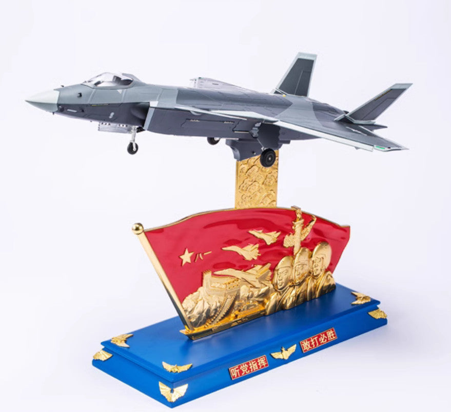 1:32 72CM China J-20 Stealth Fighter Aeroplane Diecast Military Aircraft Model