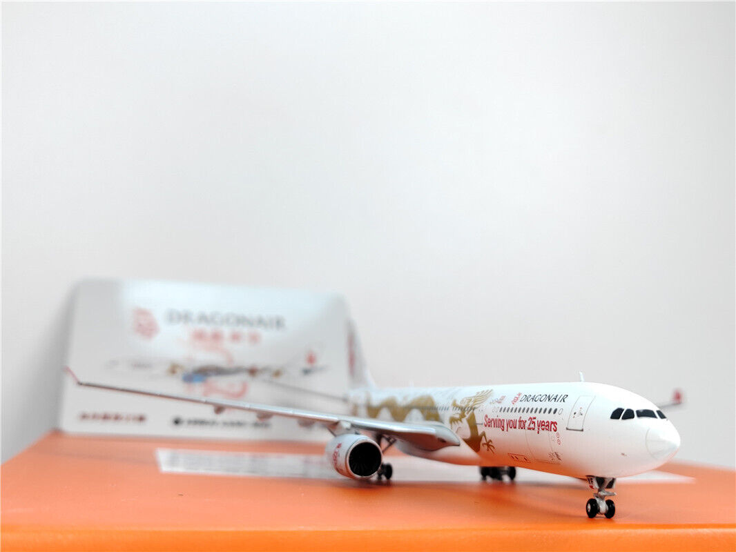 1:400 JC Wings DRAGONAIR AIRBUS A330-300 Passenger Airplane Diecast Model