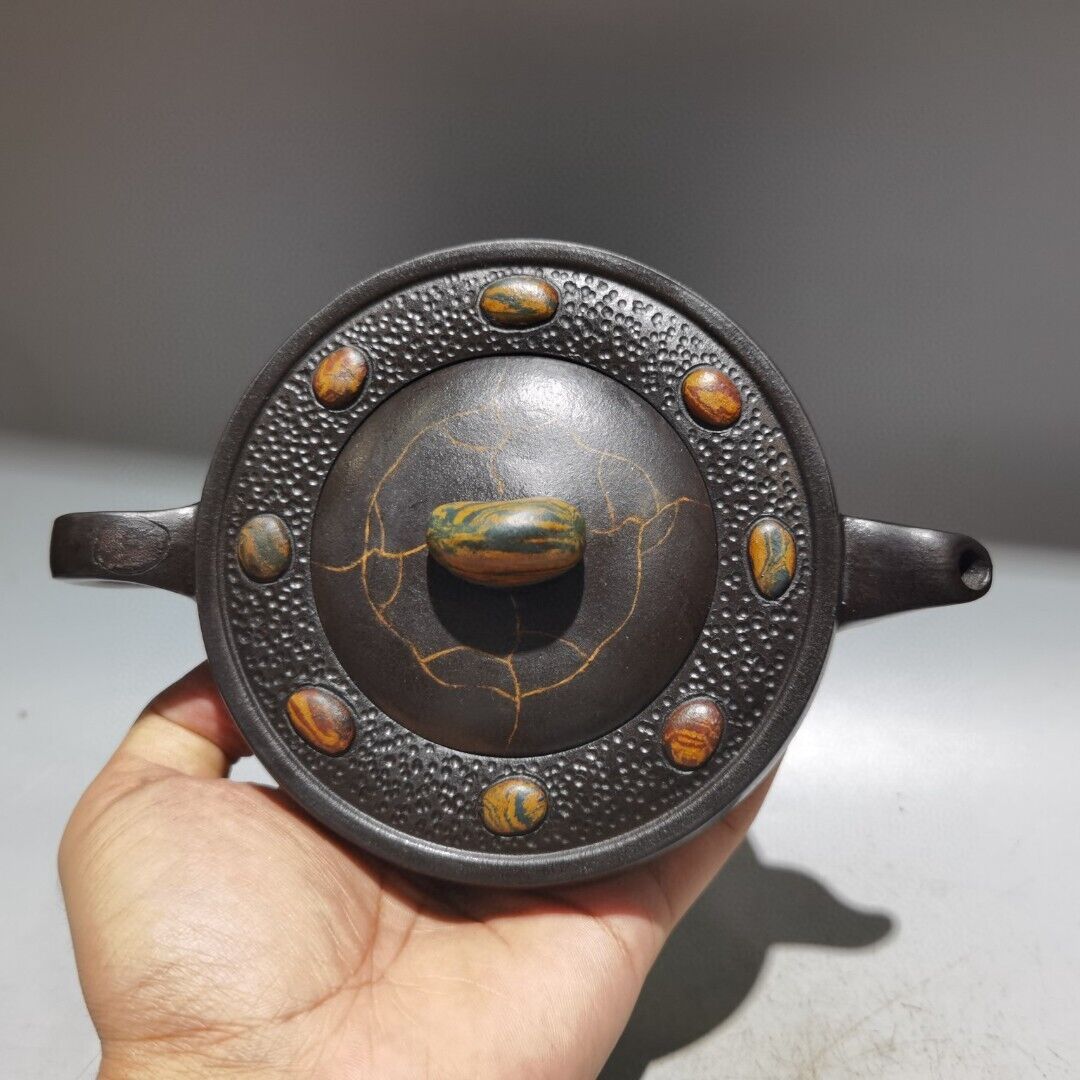 Chinese Yixing Purple Clay Teapot Zisha Pure Handmade Household Collect Teaware