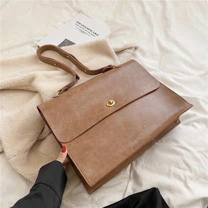 Shoulder Bags Women 2023 Winter Office Briefcase Crossbody Ladies Handbags