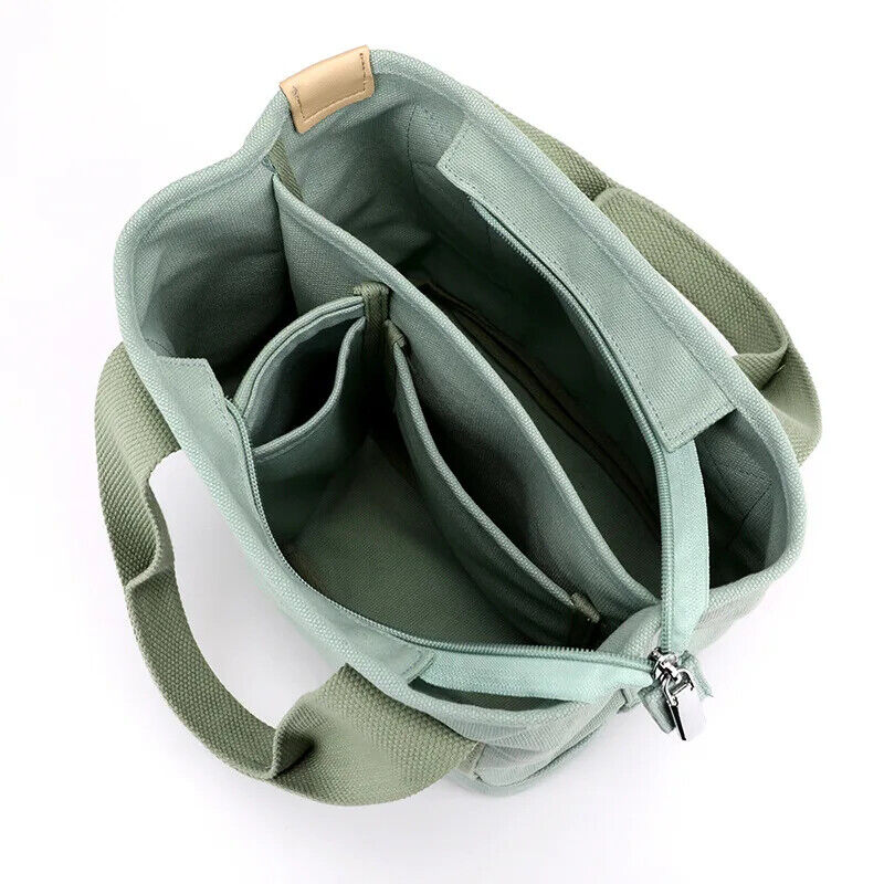 women Small Bag Lady Shoulder Canvas Mobile Phone Bucket Tote Bag