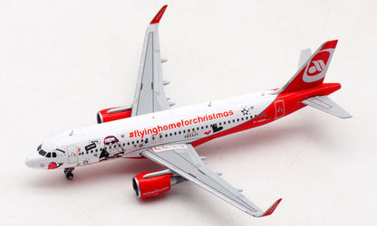 JC Wings Air Berlin Flying Home Christmas A320 D-ABNM 1/400 diecast plane model