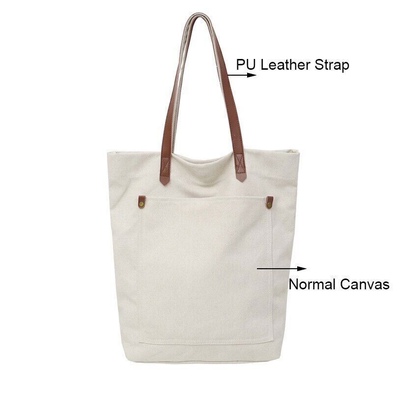 Female Shoulder Bags Canvas Women Tote Bag Outdoor Travel Ladies Handbags