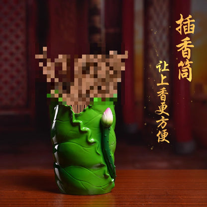 Incense Barrel Home Buddha Temple Guanyin Incense Bucket Buddhist Supplies