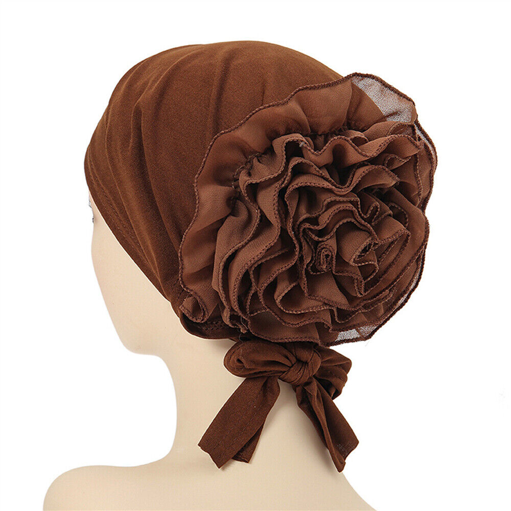 Beanie Turban Hat Pan Flower Hat Flower Hat Toe Cap Muslim Versatile Stretch
