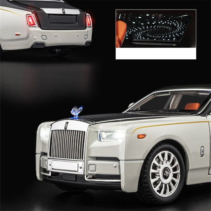 1:18 Rolls-Royce Phantom Diecast model Car Toy Vehicle Sound Light Kids Gifts