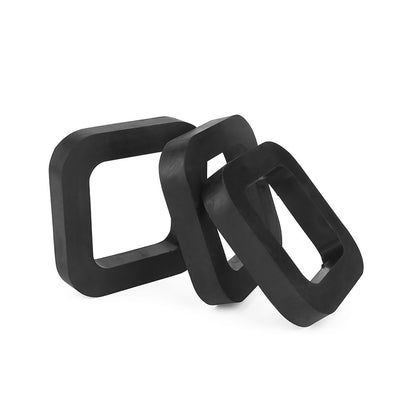 3PCS Universal 2 Inch Hitch Receiver Silencer Pad for Adjustable Ball Mounts