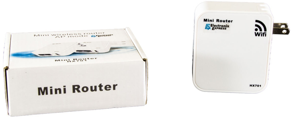 150Mbps Wireless N Mini Pocket Router, Repeater, 2 LAN Ports, USB Port (HX701)