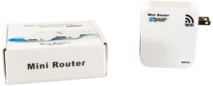 150Mbps Wireless N Mini Pocket Router, Repeater, 2 LAN Ports, USB Port (HX701)