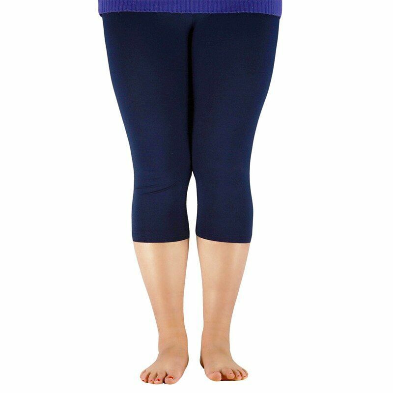 Women Leggings Plus Size Elastic Waist Casual Bamboo Fiber Stretch Pants Workout