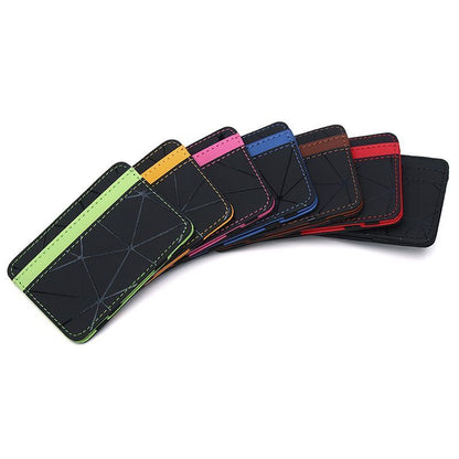 Small Magic Wallet Credit Card Holder Cash Clip Slim ID Purse 7 Colors 7*10*1 CM