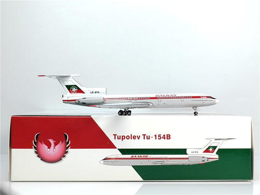 1:400 Phoenix BALHAN Tupolev TU-154B Airplane Diecast Aircraft Plane Model