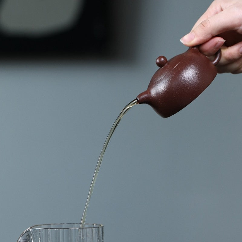 80ml Kungfu Tea Pot On Sales Handmade Half Moon Style Real Yixing Zisha Pot New