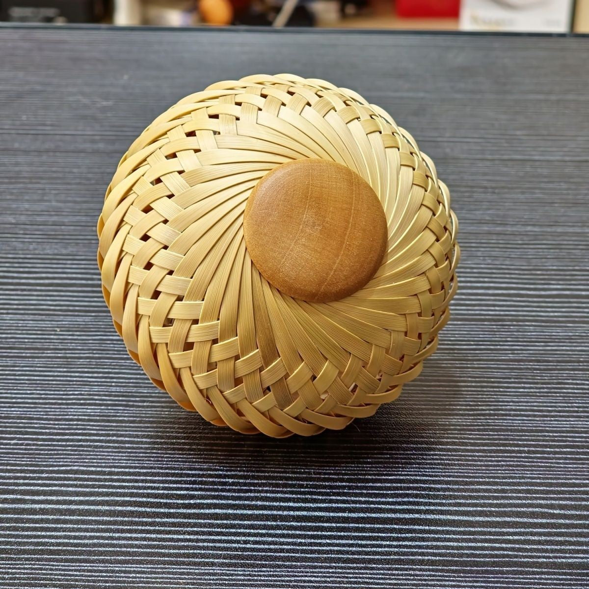 Handwoven Bamboo Guoguo Cage Handmade Chinese Style Cricket Cage Decor