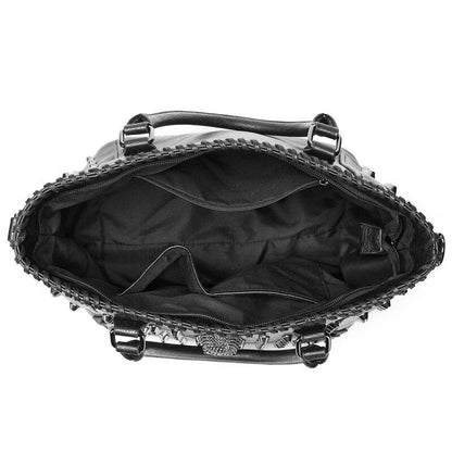 Women Bag Leather Crossbody Bag Purse Handbag Punk Style Shoulder Messenger Bag