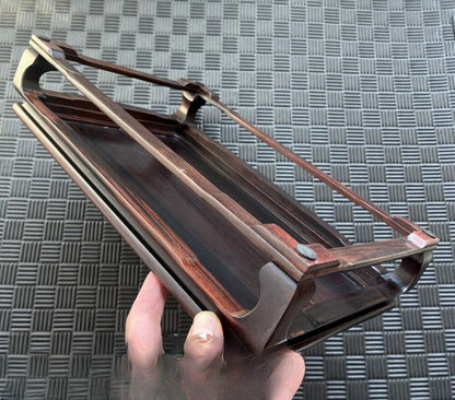 Chinese Rosewood Table Display Rack Coffee Tea Laptop Leisure Desk Home Decor