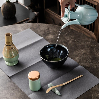Travel Tea Set With Tea Box Porcelain Tea Pot Canister Jianzhan Cup Tea Mat New